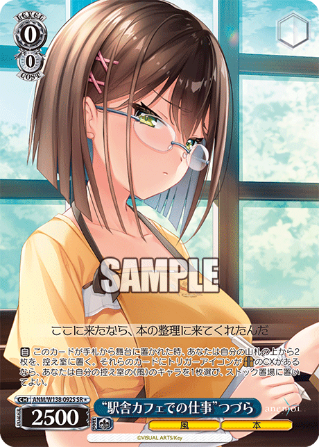 “駅舎カフェでの仕事”つづら(SR)(ANM/W138-092S)
