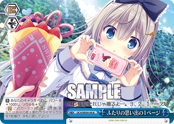 ふたりの思い出の1ページ(N)(DC4/WE40-44)