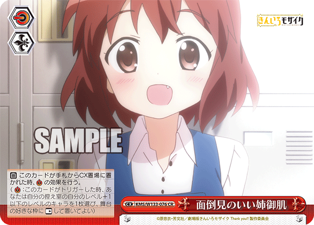 面倒見のいい姉御肌(CR)