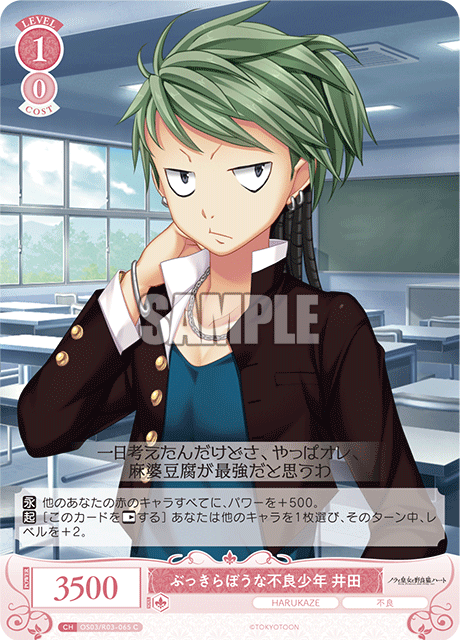 ぶっきらぼうな不良少年 井田 【C】