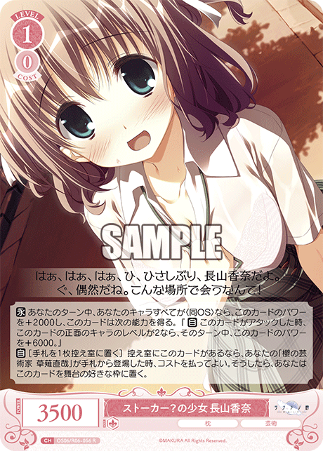 ストーカー?の少女 長山香奈 【R】