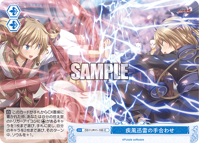 疾風迅雷の手合わせ(C)(OS11/R11-100)