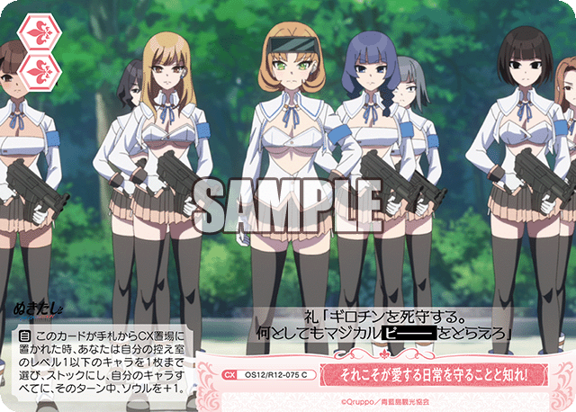 それこそが愛する日常を守ることと知れ!(C)(OS12/R12-075)