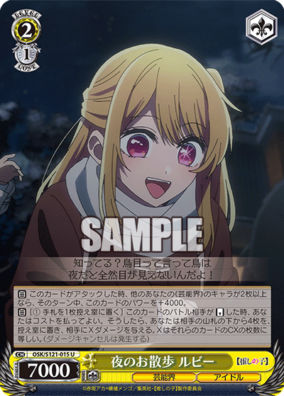 夜のお散歩 ルビー(U)