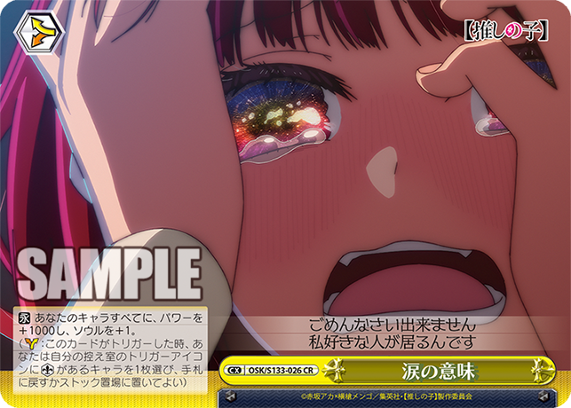 涙の意味(CR)(OSK/S133-026)