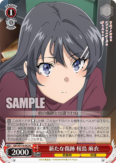 新たな傷跡 桜島 麻衣(R)