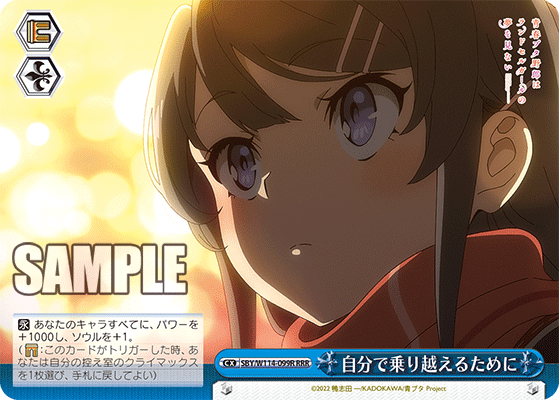 自分で乗り越えるために(RRR)