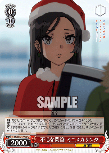 不毛な問答 ミニスカサンタ(C)