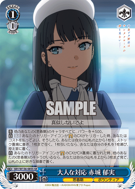 大人な対応 赤城 郁実(SR)