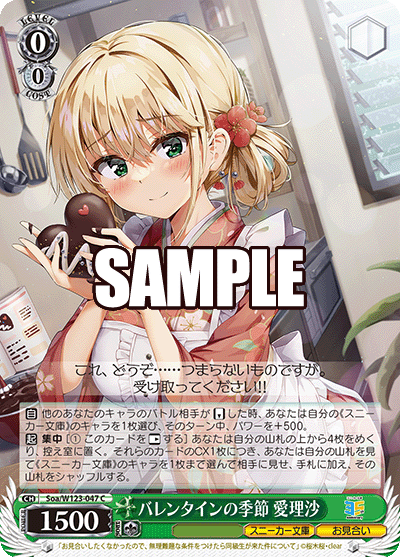 バレンタインの季節 愛理沙(C)