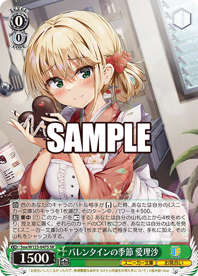 バレンタインの季節 愛理沙(SR)