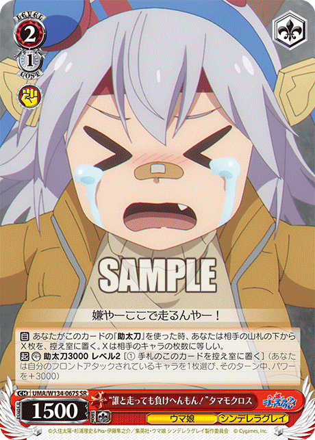 “誰と走っても負けへんもん!”タマモクロス(SR)