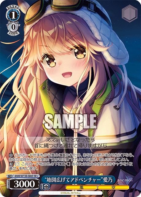 “地図広げてアドベンチャー”愛乃(SR)(ANM/W138-086S)