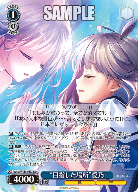 “目指した場所”愛乃(SR)(ANM/W138-087S)