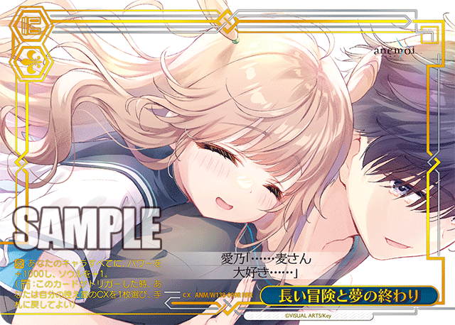長い冒険と夢の終わり(RRR)(ANM/W138-099R)