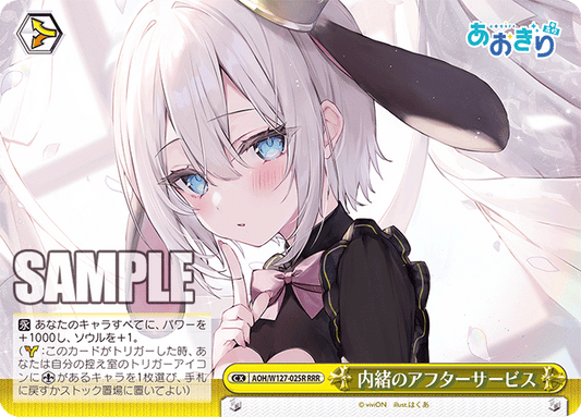 内緒のアフターサービス(RRR)