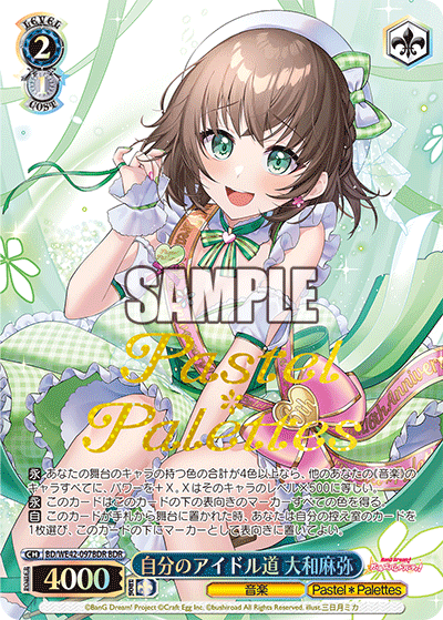 自分のアイドル道 大和麻弥(BDR)
