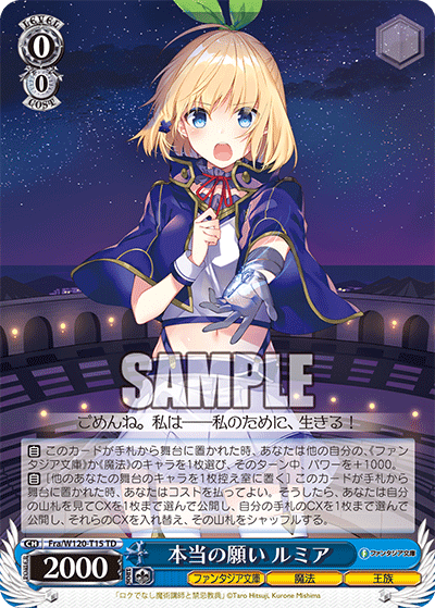 本当の願い ルミア(TD)