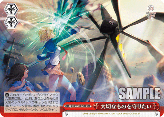 大切なものを守りたい(RRR)