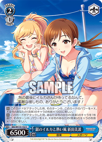 銀のイルカと熱い風 新田美波(C)