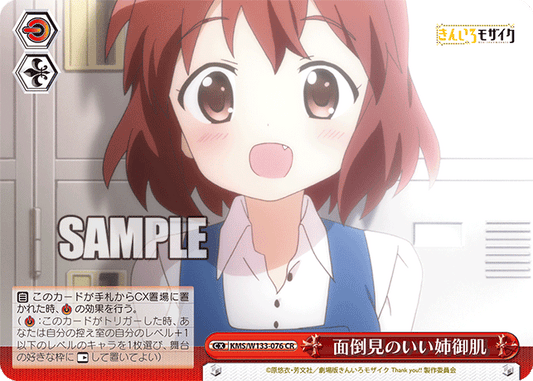 面倒見のいい姉御肌(CR)