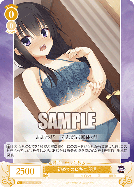 初めてのビキニ 羽月 【C】