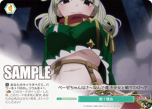 戦う理由 【PR】
