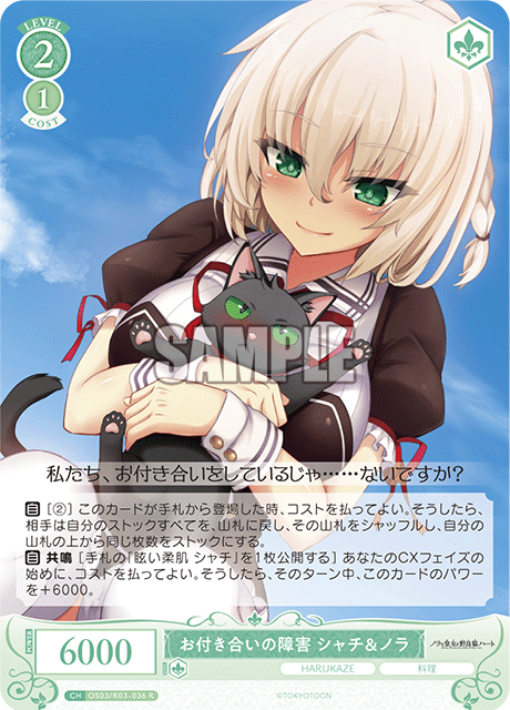 お付き合いの障害 シャチ＆ノラ 【R】