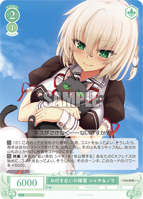 お付き合いの障害 シャチ＆ノラ 【SR】