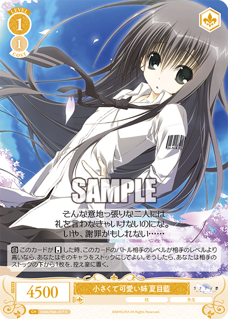 小さくて可愛い姉 夏目藍 【C】