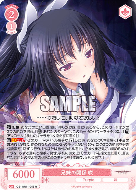 兄妹の関係 咲(R)(OS11/R11-058)