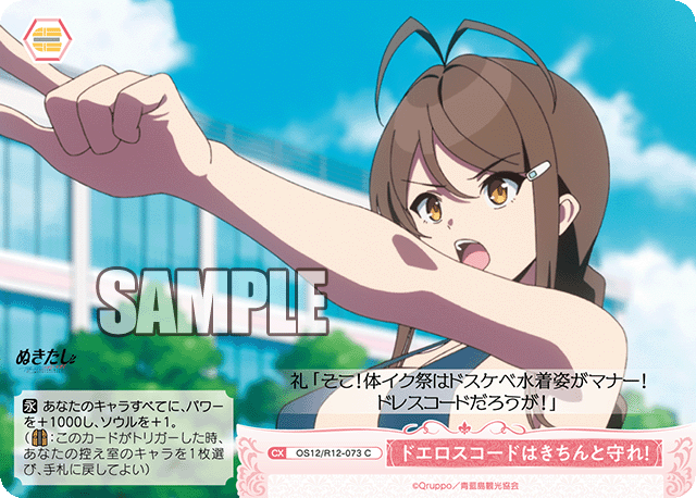 ドエロスコードはきちんと守れ！(C)(OS12/R12-073)