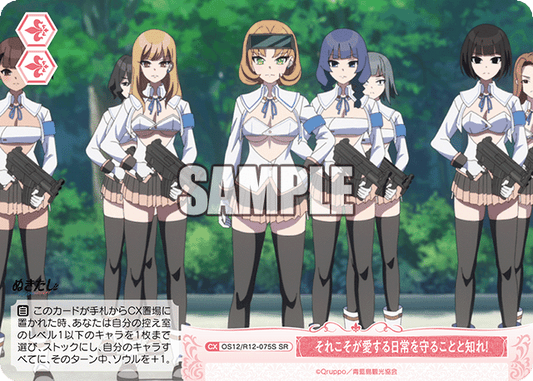 それこそが愛する日常を守ることと知れ！(SR)(OS12/R12-075S)