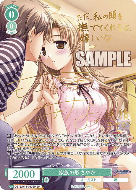 家族の形 さやか(SP)(OS13/R13-030SP)