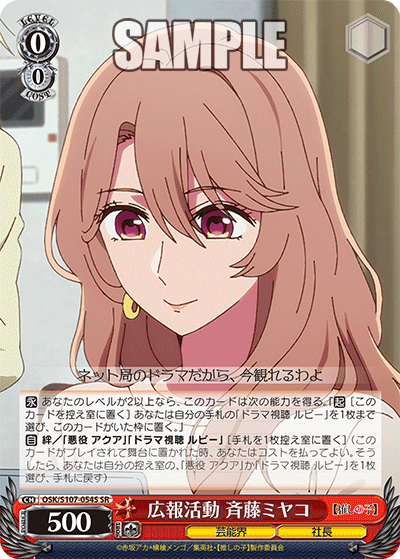 広報活動 斉藤ミヤコ(SR)