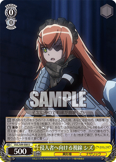 侵入者へ向ける視線 シズ(U)