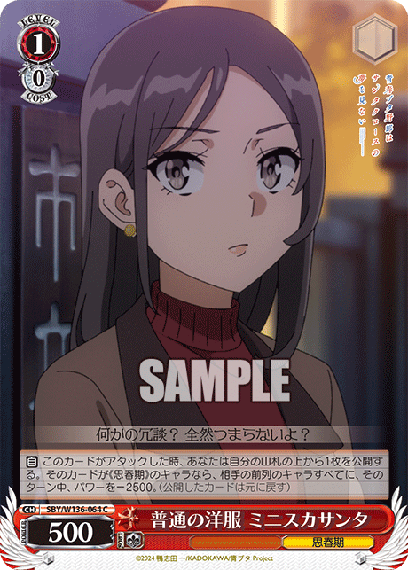 普通の洋服 ミニスカサンタ(C)