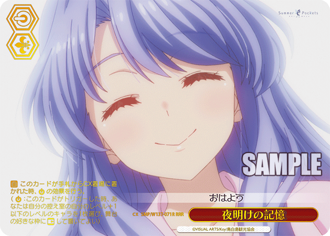 夜明けの記憶(RRR)(SMP/W137-071R)