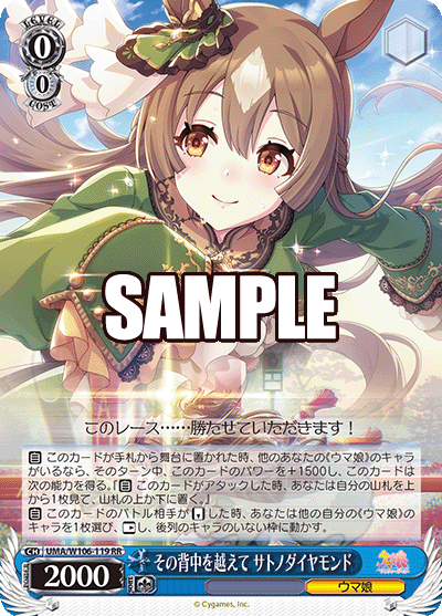 その背中を越えて サトノダイヤモンド(RR)