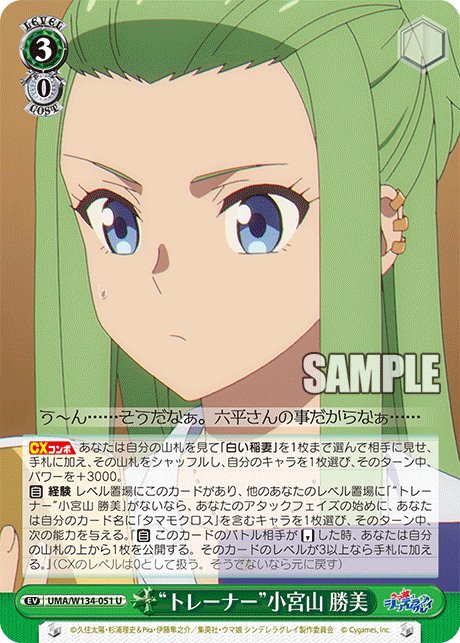 “トレーナー”小宮山 勝美(U)