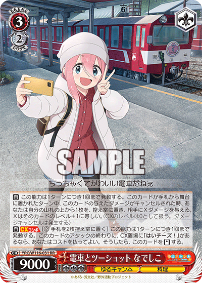 電車とツーショット なでしこ(RR)